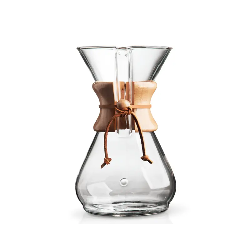 Chemex 8-Cup Hand-Poured Glass Coffee Brewer – Classic Design 1