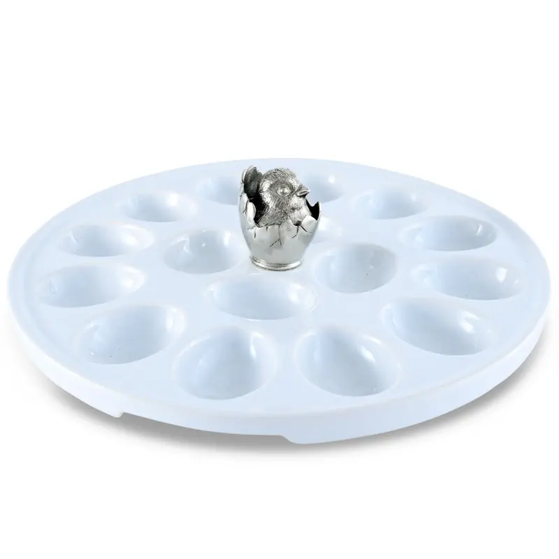 Chick-In-Egg Deviled Egg Serving Tray 1