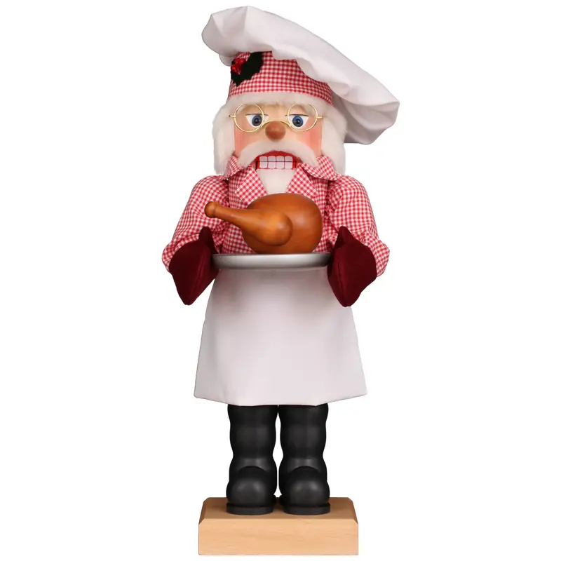 Christian Ulbricht Chef Santa Nutcracker – Gourmet-Themed Holiday Decoration 1