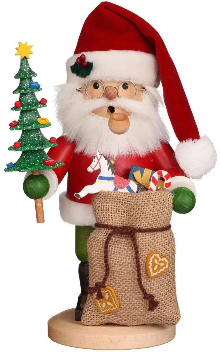 Christian Ulbricht Santa Incense Burner With Tiny Tree And Toy Sack 1