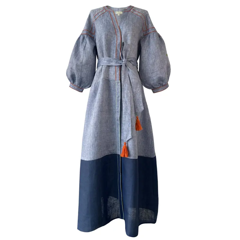 Cielo Azul Sky Blue Evening Dress 1