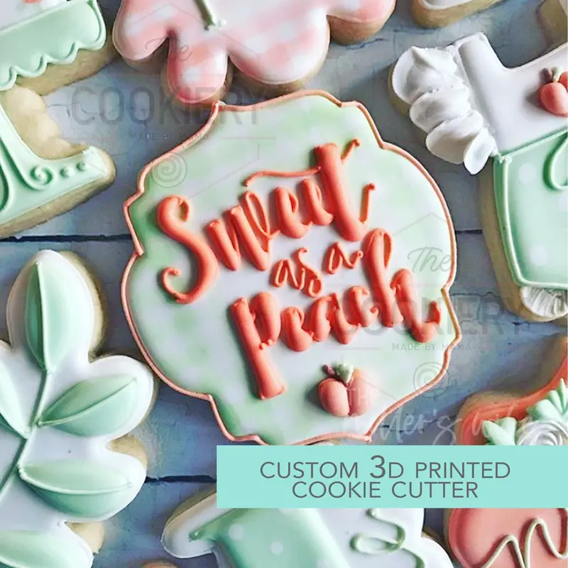 Classic Vintage Frame Plaque Cookie Cutter – Timeless Decorative Baking Mold 1