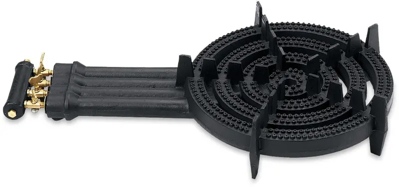 Commercial-Grade 4-Burner Cast Iron Lpg Gas Stove – Includes Tandoor Support 1