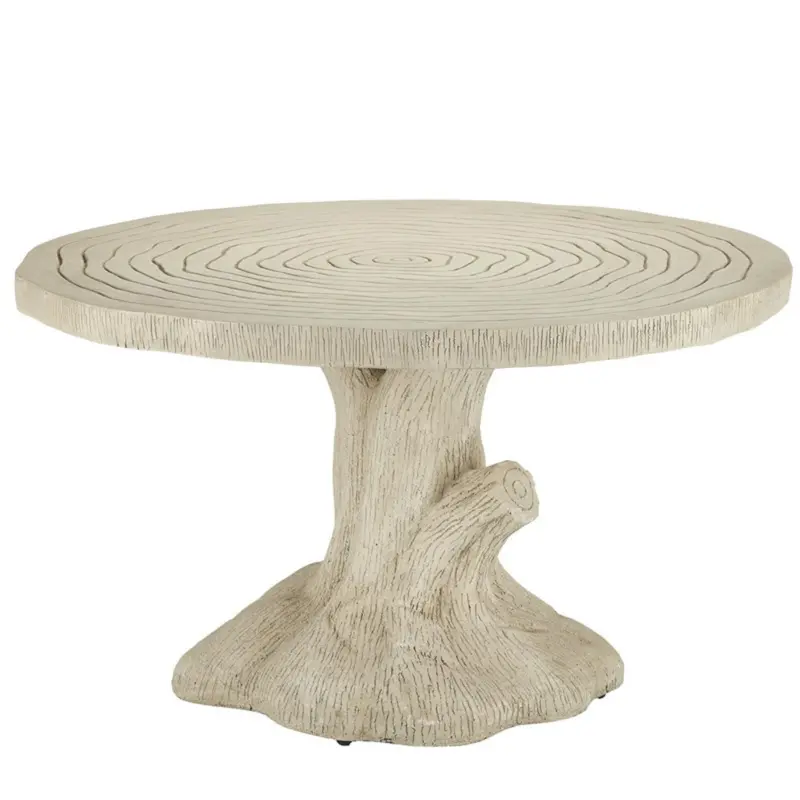 Concrete-Effect Faux Bois Cocktail Table 1