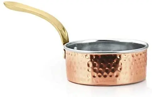 Copper-Clad Stainless Steel Serving Pan – 15Cm & 16Cm Diameter Options 1