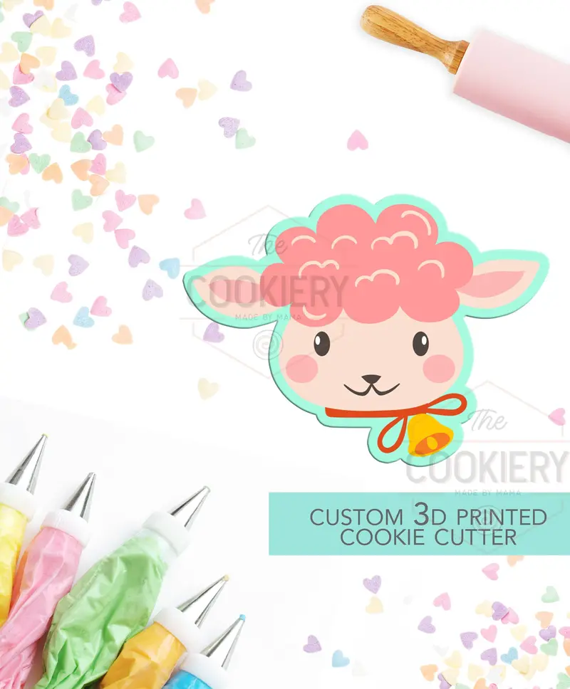 Easter Lamb Cookie Cutter – Sweet Animal Silhouette For Holiday Cookie Collections 1