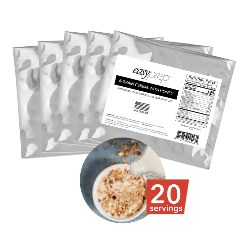 Easyprep 6-Grain Honey Cereal Pack – 5 Pouches 1