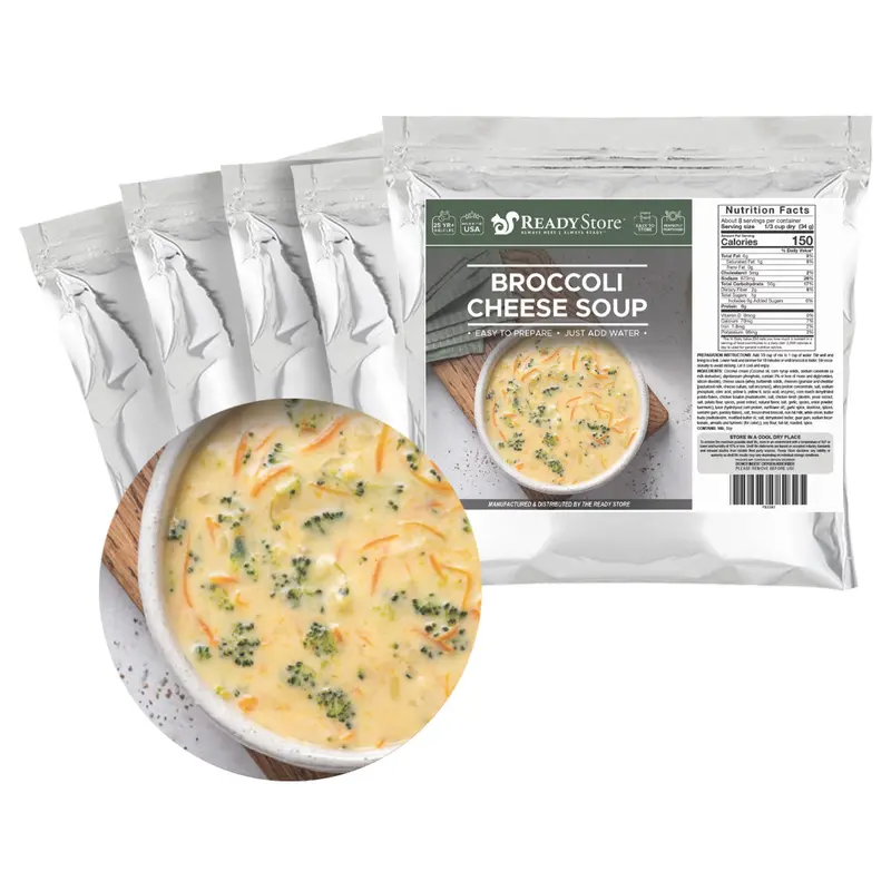 Easyprep Broccoli Cheddar Soup – Rich, Velvety Freeze-Dried Option 1
