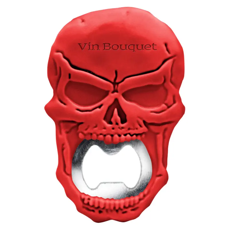 Edgy Red Skull-Themed Bottle Opener 1