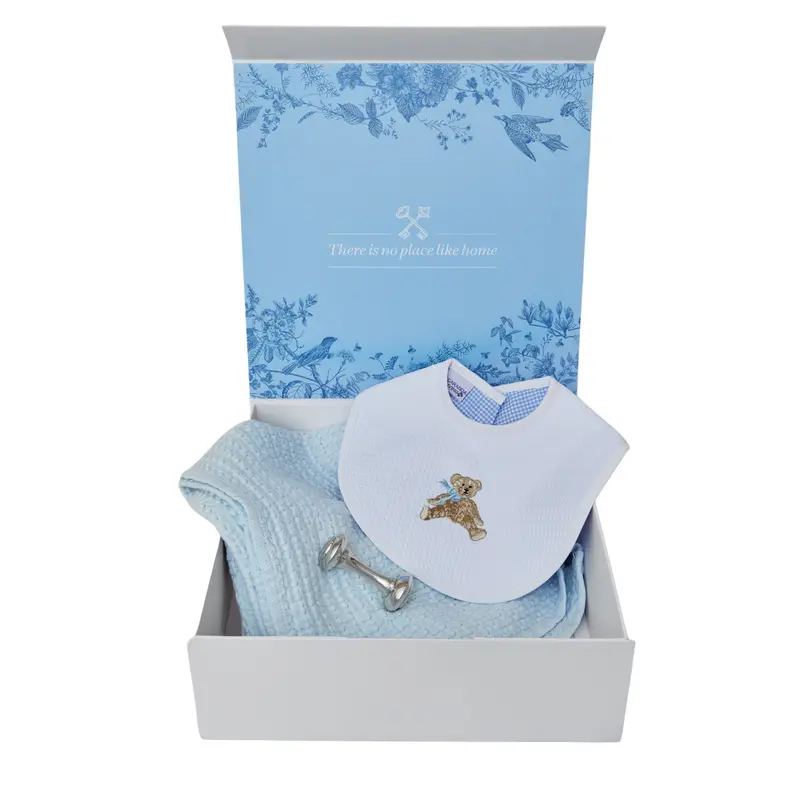Elegant Baby Boy Welcome Gift Box 1
