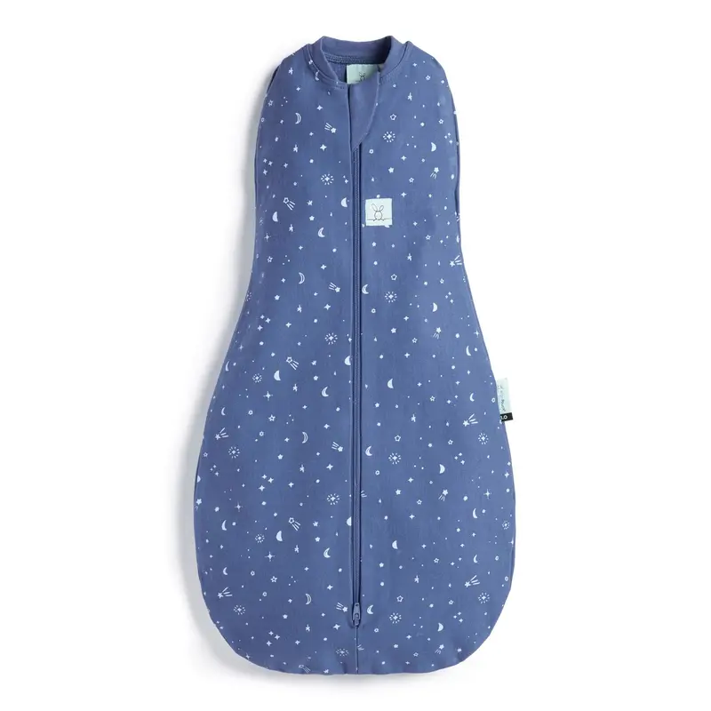 Ergopouch Cocoon Swaddle Bag – 0.2 Tog Night Sky Print 1