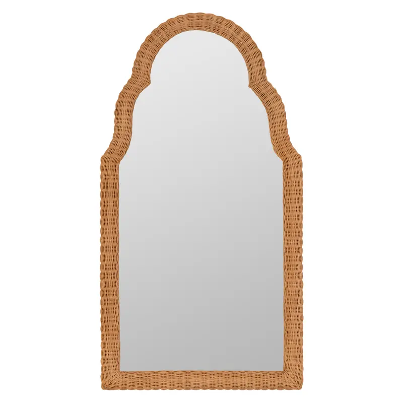 Evie Round Or Square Wall Mirror With Slim Metallic Frame 1