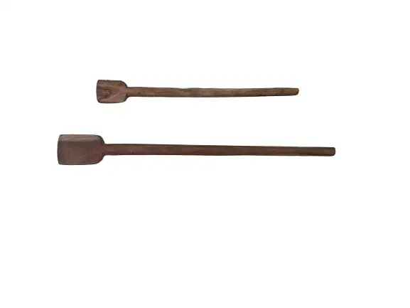 Extra-Large Wooden Turner For Khoya, Dabbi, And Soft Dairy Preparations 1