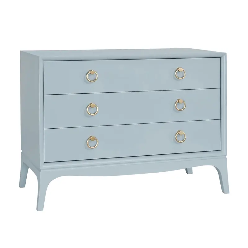 Fiona Contemporary 3-Drawer Nightstand 1