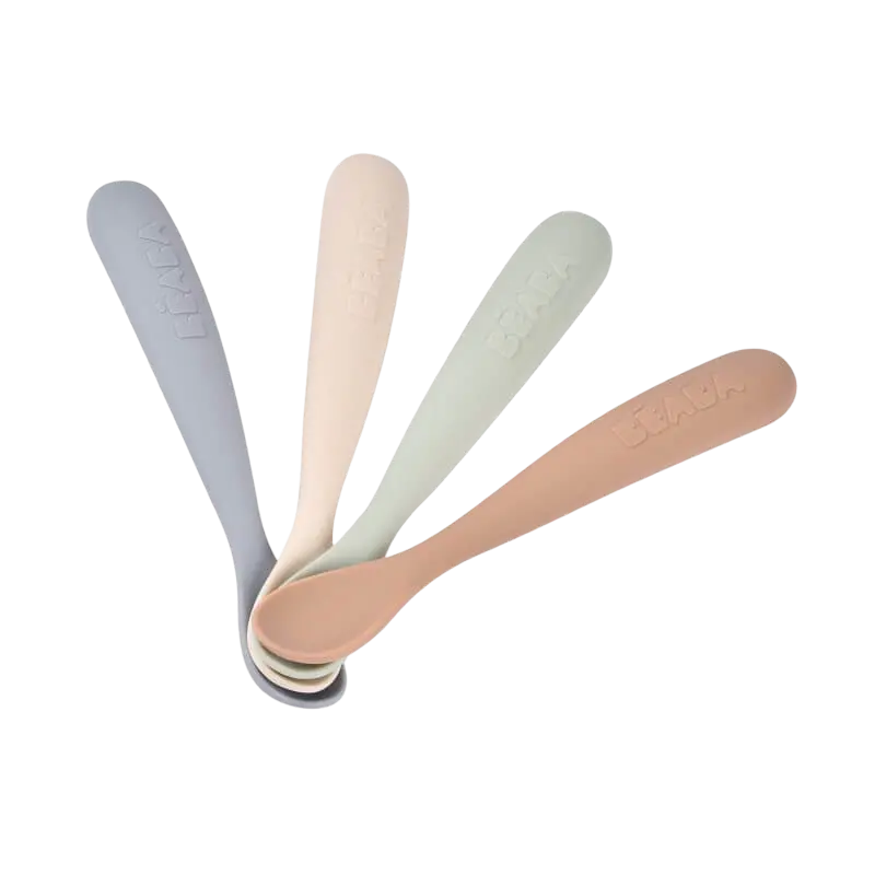 First-Stage Silicone Feeding Spoons – 4-Piece Set 1