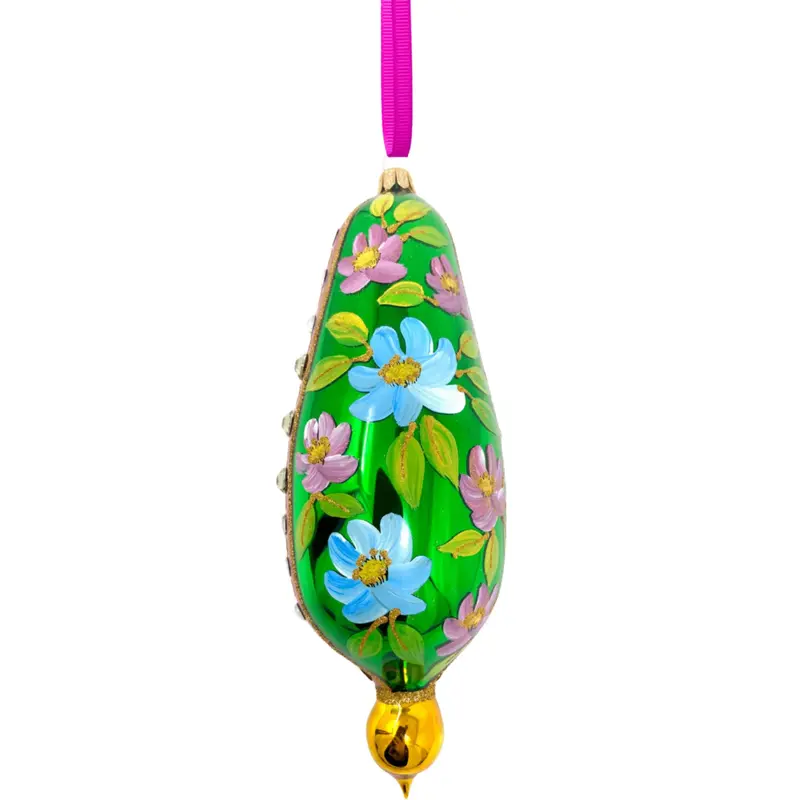 Florentine Fantasy Glass Holiday Ornament 1