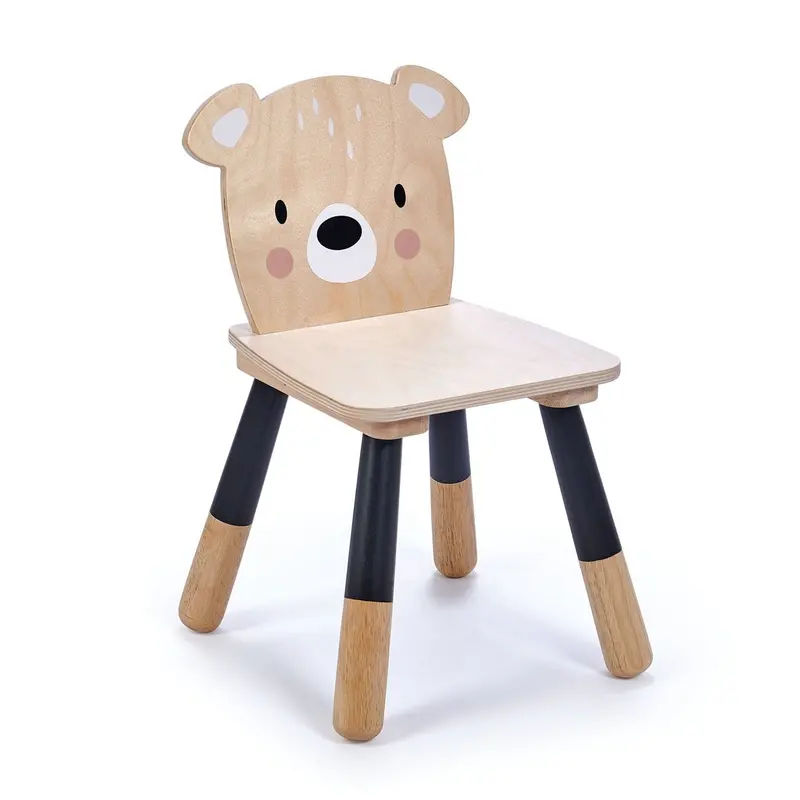 Forest Bear-Themed Child-Sized Rocking Chair 1