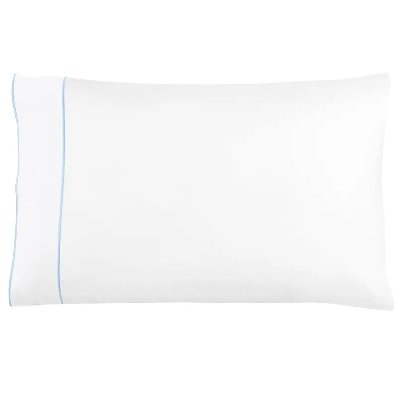 Framed Sateen Embroidered Cotton Pillowcase Pair 1