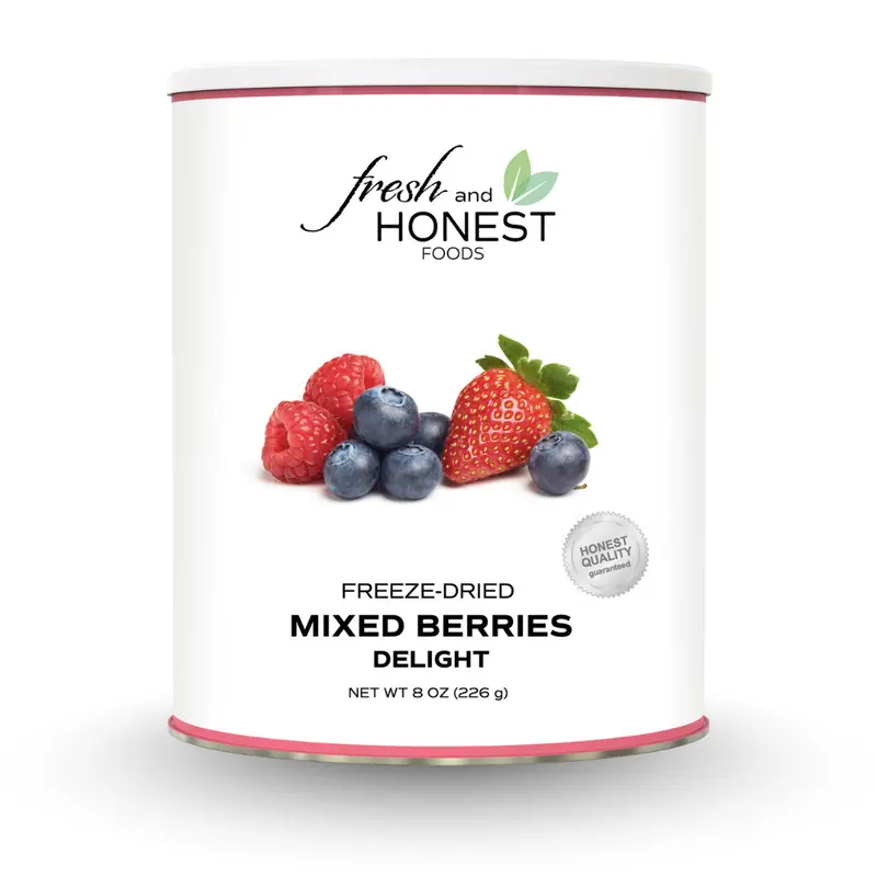 Freeze-Dried Triple Berry Blend – Antioxidant-Rich Fruit Mix For Smoothies Or Yogurt 1