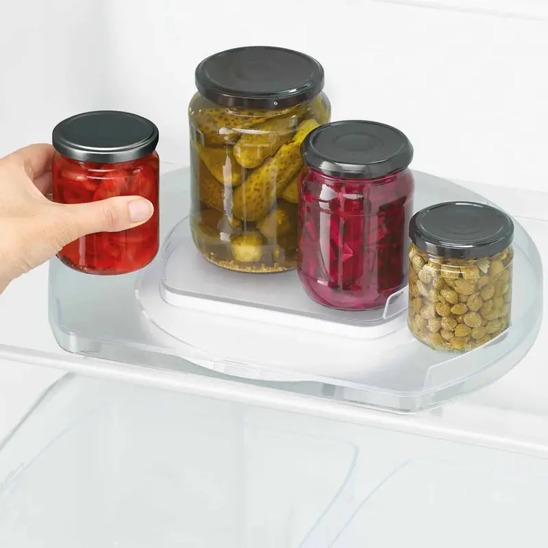 Fridgestore™ Clear 360° Rotating Refrigerator Organizer 1