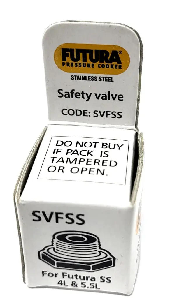 Futura Stainless Steel Safety Valve – Compatible With 4L & 5.5L Pressure Cookers 1