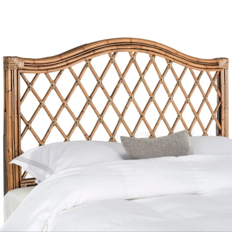 Gabrielle Wicker-Style Camelback Headboard 1