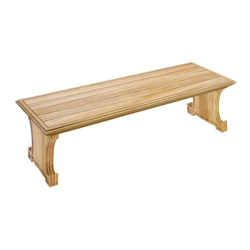 Georgian-Inspired Outdoor Bench With Classic Scrollwork 1