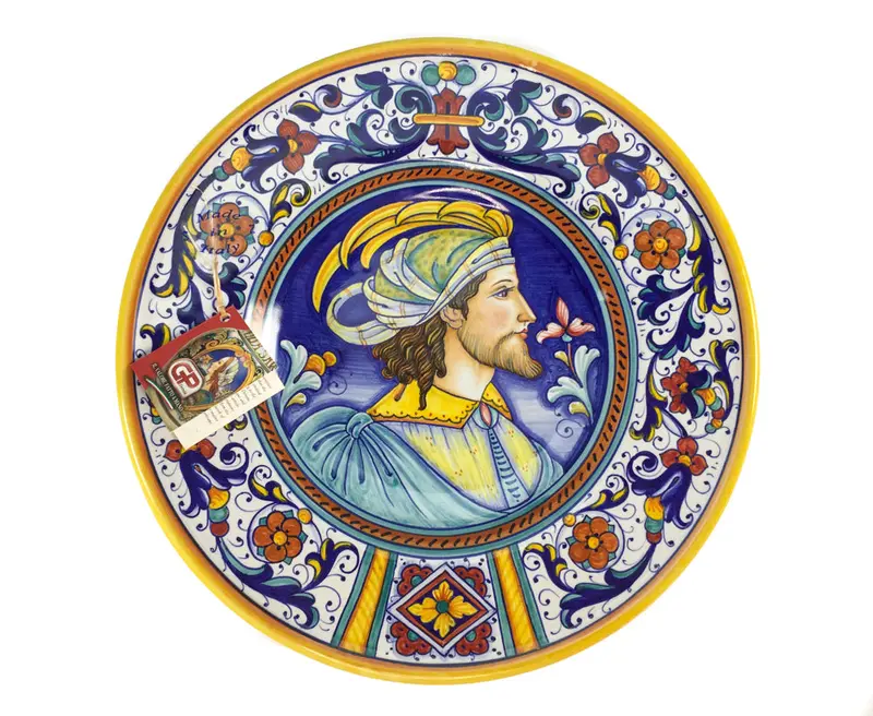 Gialletti & Pimpinelli Renaissance Portrait Tableware – Marco Illustration 1