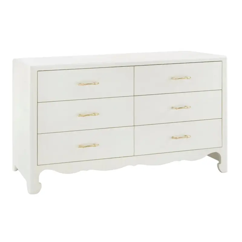 Gianna 6-Drawer Wooden Dresser 1