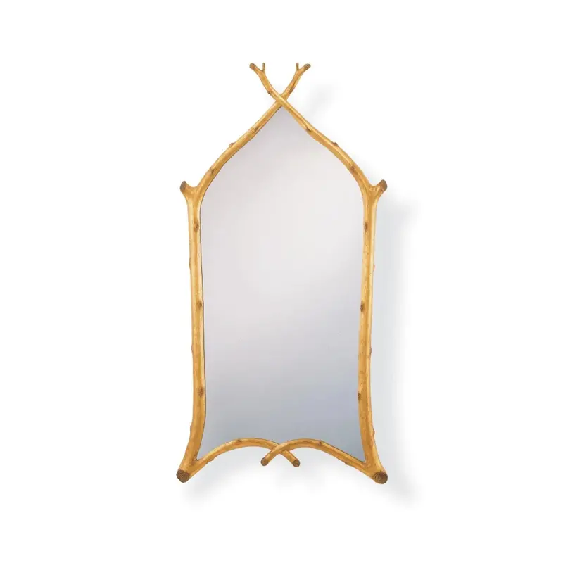 Gothic-Inspired Twig Wall Mirror With Organic Silhouette 1