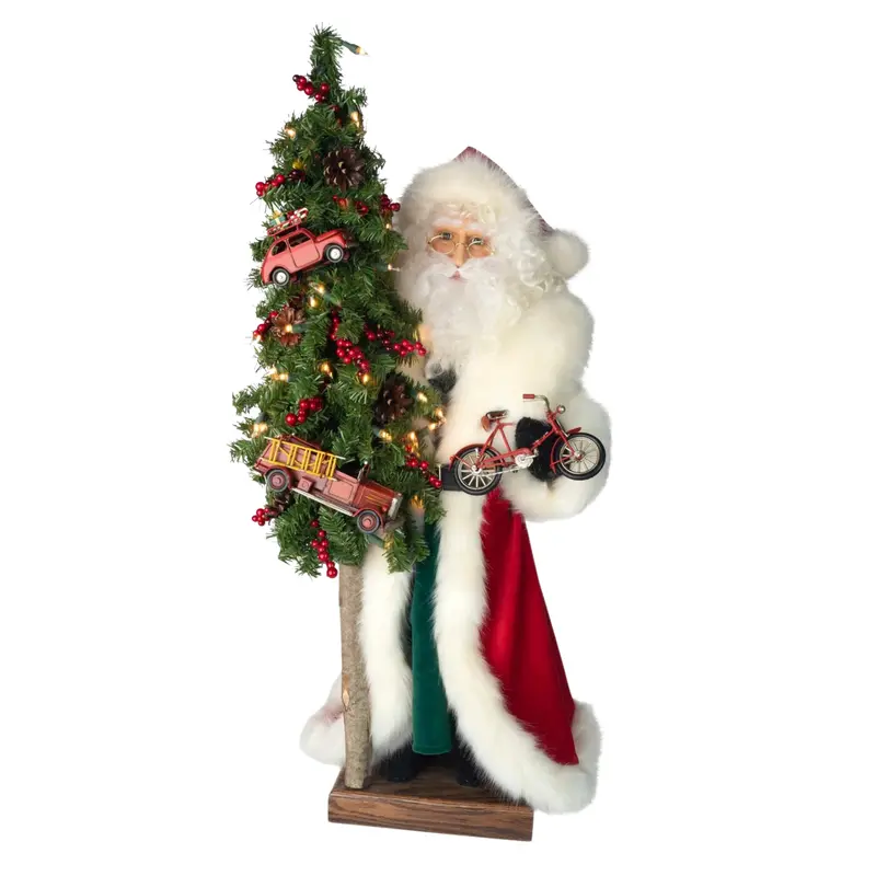 Grandpa'S Gifts Santa Figurine – Tabletop Holiday Decor 1