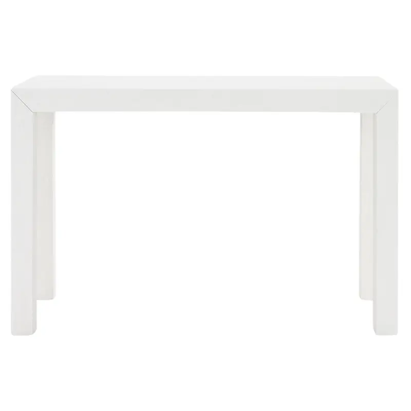 Grasscloth Parsons Console Table 1