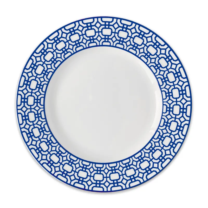 Green Newport Garden Gate Rimmed Salad Plate 1