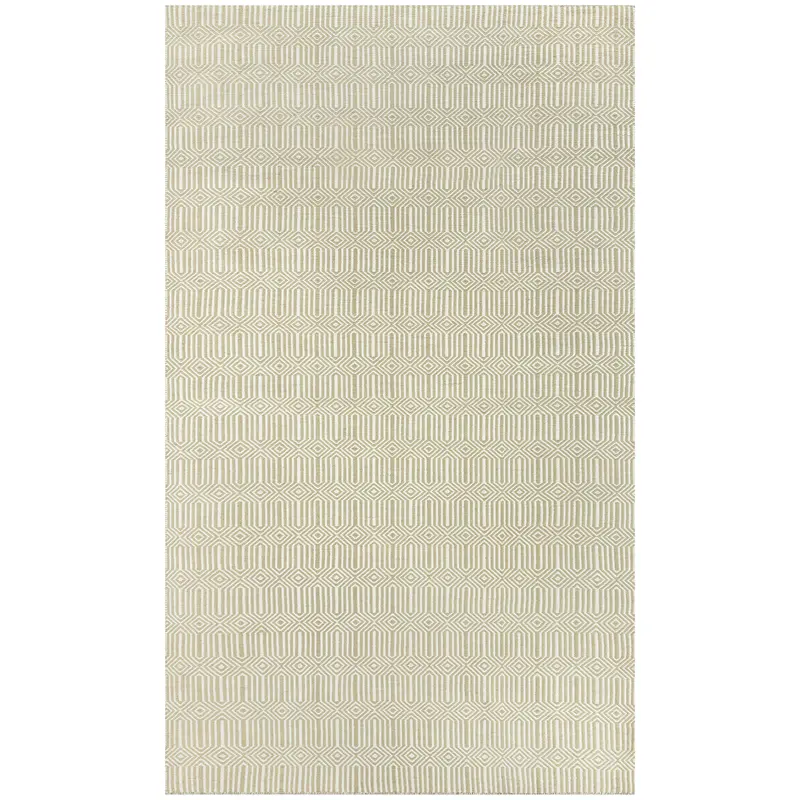Green Newton Holden Handwoven Recycled Plastic Indoor/Outdoor Rug 1