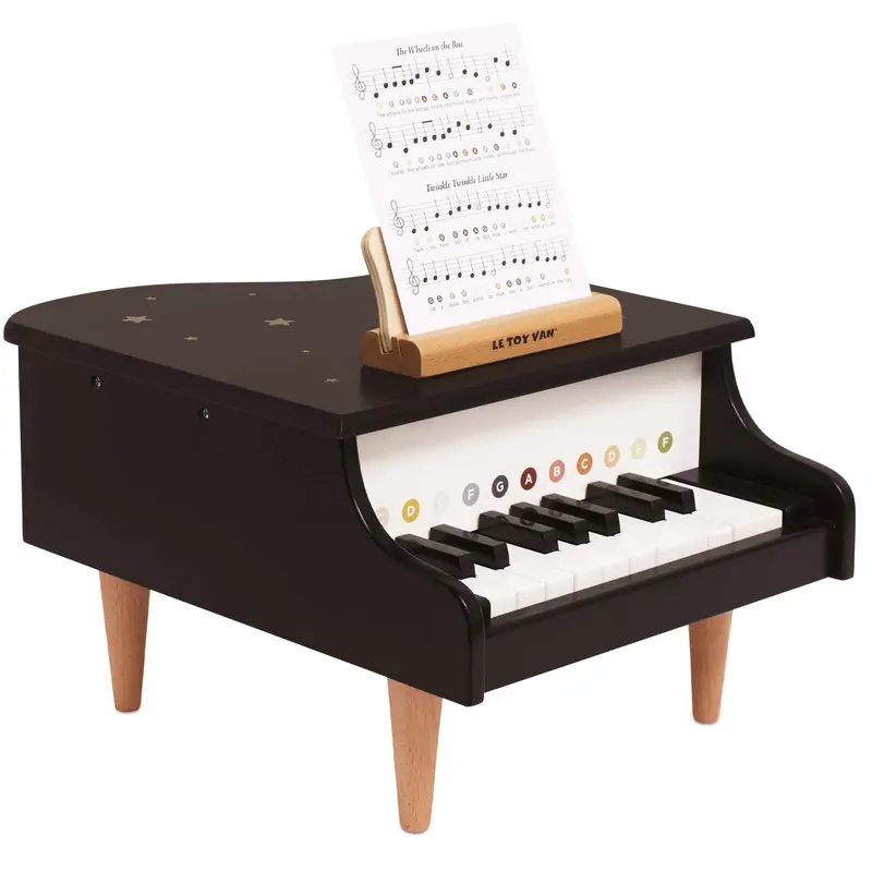Handcrafted Wooden Grand Piano Toy 1