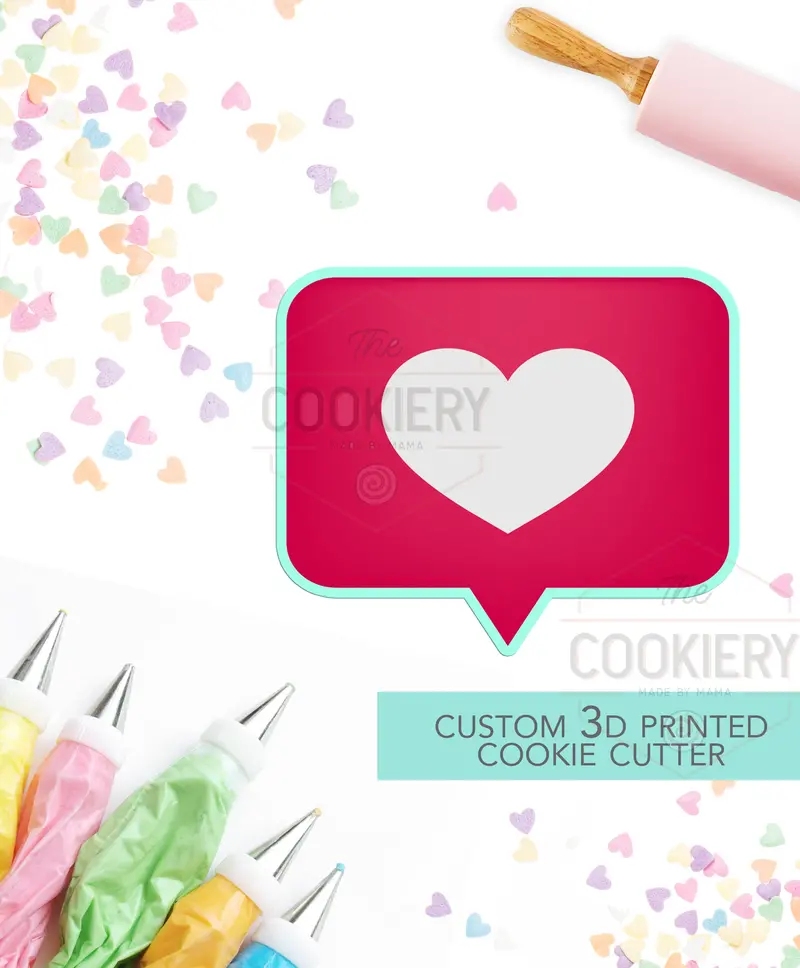 Heart Emoji Cookie Cutter – Playful Love-Themed Baking Template – Tck58131 1