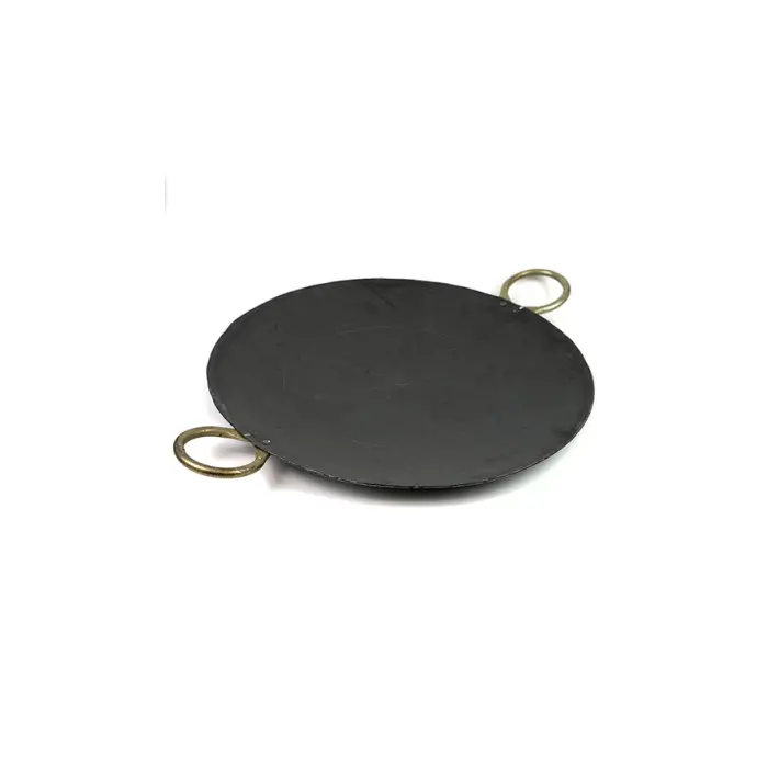Heavy-Duty Commercial Iron Round-Bottom Tawa For Traditional Flatbread Cooking 1