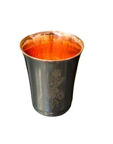 Heavy-Duty Copper-Clad Stainless Steel Drinking Glass 1