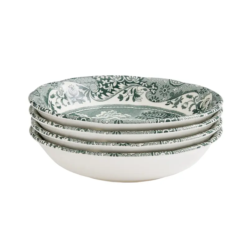 Heritage Green Cereal Bowl – Italian Stoneware 1