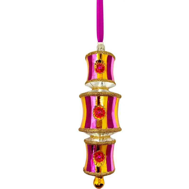 Hold 'Em Poker-Themed Dazzling Glass Ornament 1