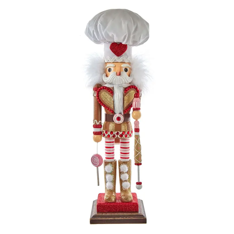 Hollywood Nutcrackers™ 18-Inch Gingerbread Chef Figurine 1