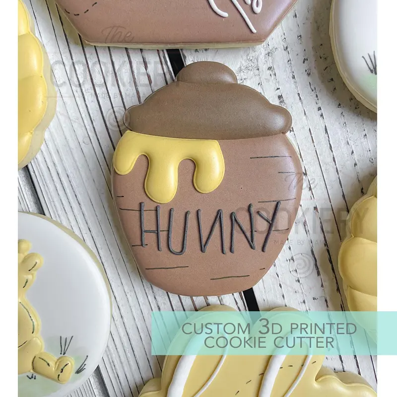 Honey Pot–Inspired 3D Printed Cookie Cutter For Bee Birthday Treats 1