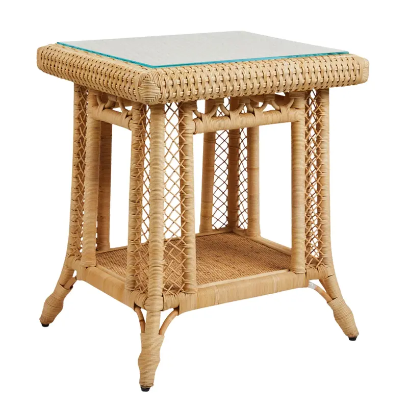 Hope Town Compact Side Table In Natural Wood 1