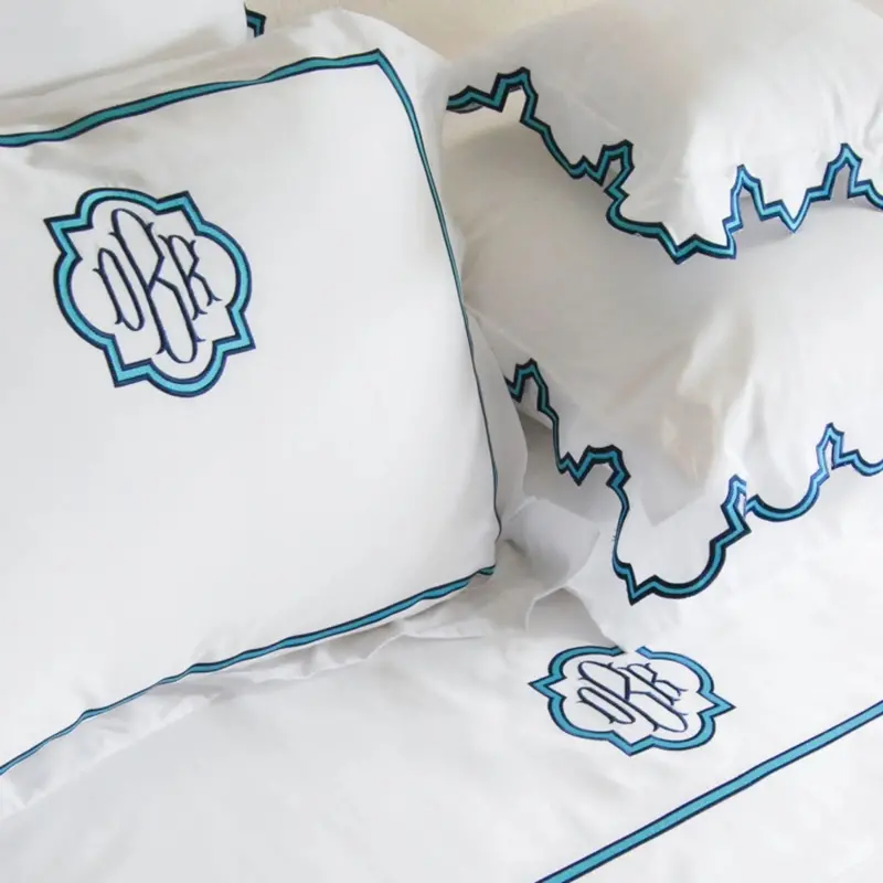 Ibiza-Inspired Scalloped Pillowcase 1