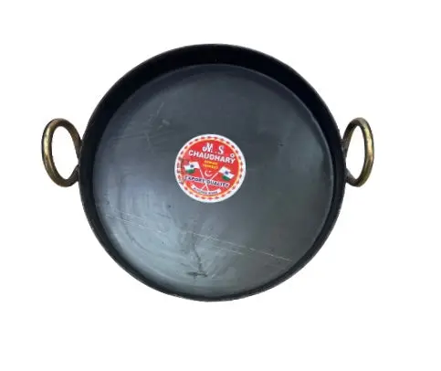 Iron Jalebi Flat Tawa/ Kadhai 3 Sizes 2