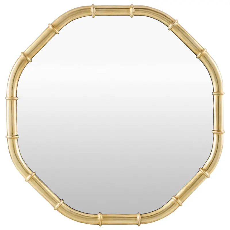 Jaeden Oval Framed Wall Mirror – Matte Black 1