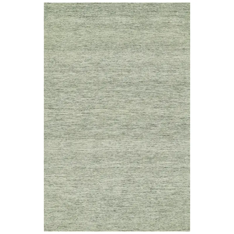 James Sage Green Hand-Tufted Wool Rug 1