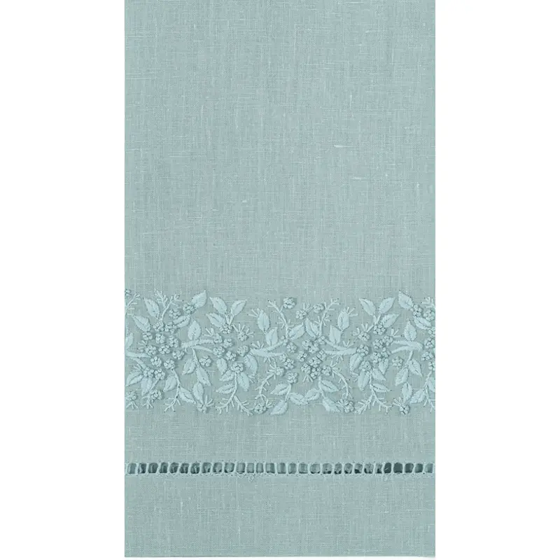 Jardin Monochrome Linen Hand Towels – Minimalist Design 1