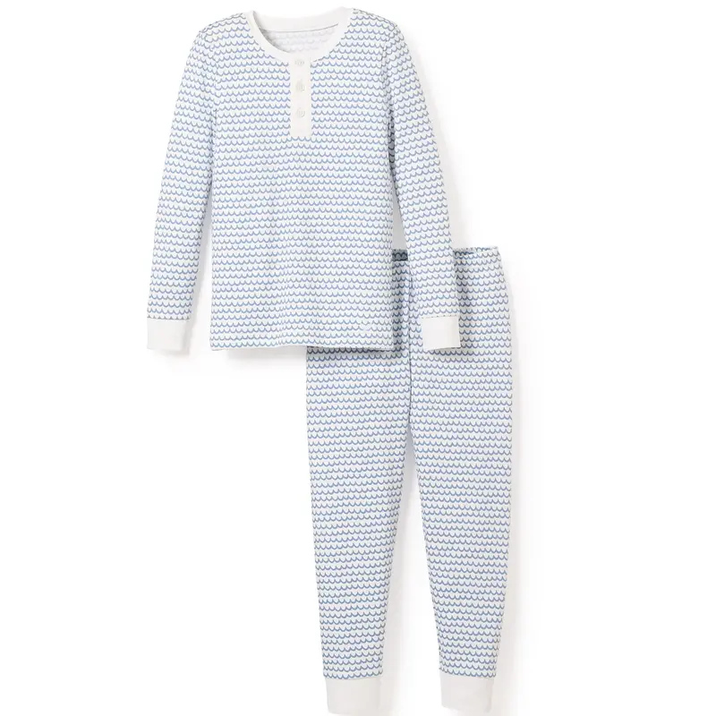 Kids’ La Mer Pima Cotton Snug-Fit Pajama Set 1