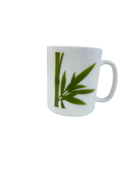 La Opala Diva Fluted Green Ceramic Coffee Mug (320 Ml) 1